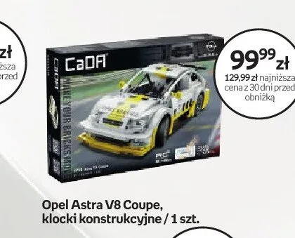 Klocki konstrukcyjne CaDA Opel Astra V8 Coupe promocja w Empik