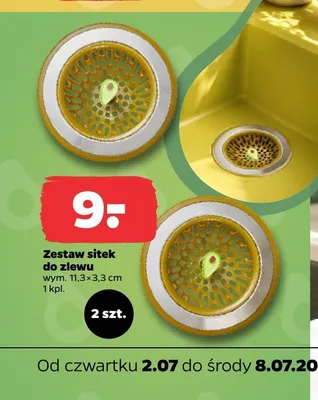 Zestaw sitek do zlewu promocja w Netto
