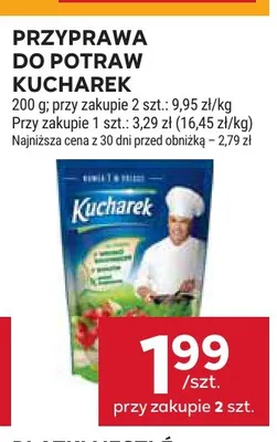 Przyprawa do potraw Kucharek promocja w Stokrotka