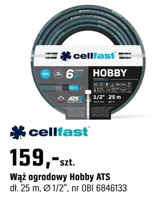 Wąż ogrodowy Hobby ATS promocja w OBI