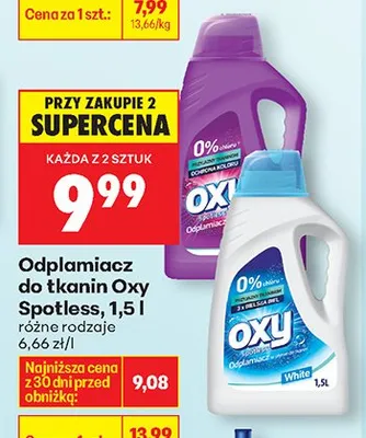 Odplamiacz do tkanin Spotless promocja w Biedronka