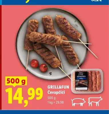 Ćevapčići Grill&Fun promocja w Lidl