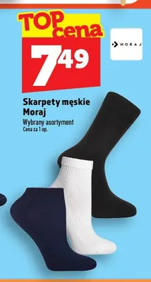 Skarpety męskie Moraj promocja w TOPAZ