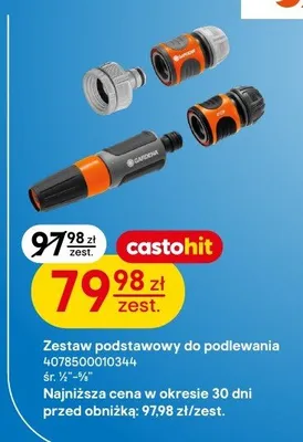 Zestaw podstawowy do podlewania Gardena promocja w Castorama
