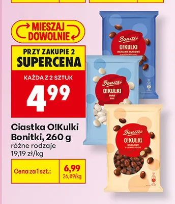 Ciastka O!Kulki Bonitki promocja w Biedronka