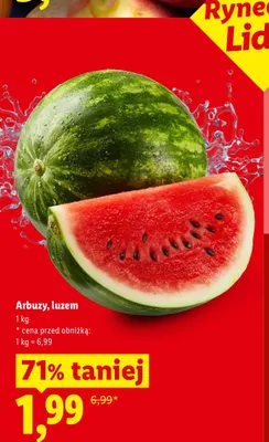 Arbuz luzem promocja w Lidl