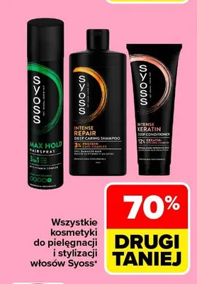 Kosmetyki do pielęgnacji i stylizacji włosów Syoss promocja w Carrefour Market
