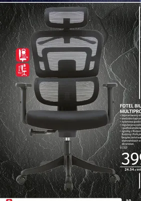 Fotel biurowy Multipro promocja w Selgros