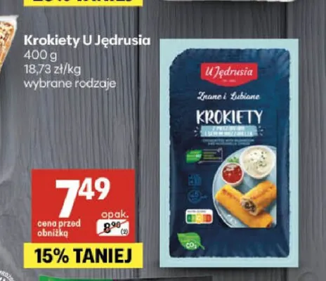 Krokiety U Jędrusia promocja w Delikatesy Centrum