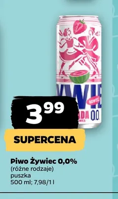 Piwo bezalkoholowe Żywiec promocja w Netto