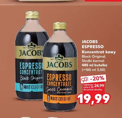 Koncentrat kawy Jacobs Espresso Black Original promocja w Kaufland