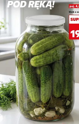 Słoik z zakrętką 4,25 l promocja w Kaufland