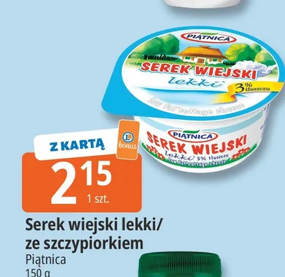 Serek wiejski ze szczypiorkiem Piątnica promocja w Leclerc