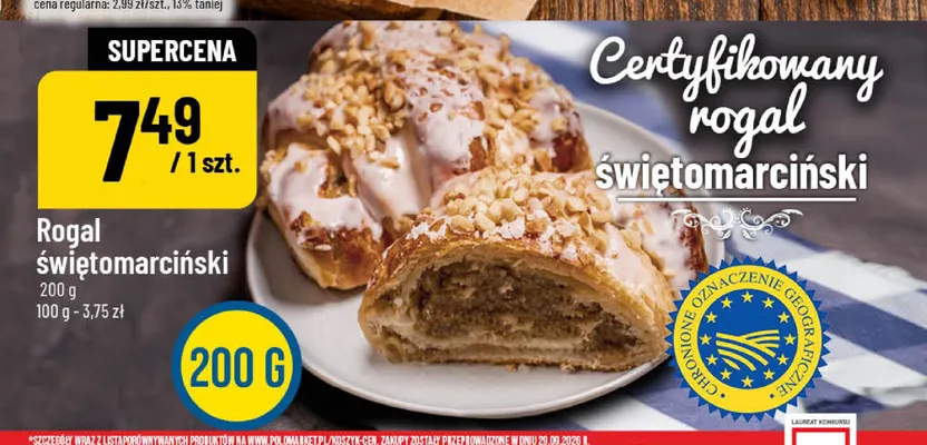 Rogal świętomarciński promocja w POLOmarket