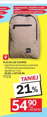 Plecak Lee Cooper promocja w Selgros