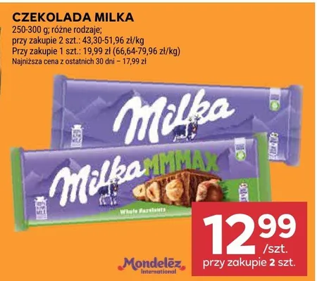 Czekolada mleczna promocja w Stokrotka