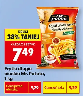 Frytki długie cienkie promocja w Biedronka
