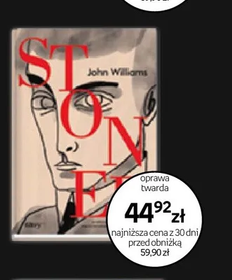 Książka Stoner John Williams oprawa twarda promocja w Empik