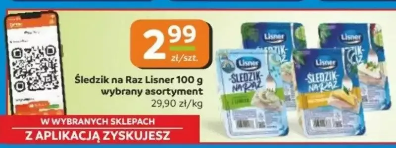 Śledzik na Raz Lisner promocja w Gama