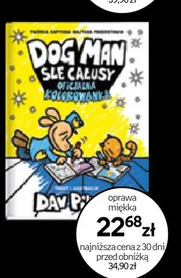 Książka Dog Man Śle Całusy Oficjalna Kolorowanka oprawa miękka promocja w Empik