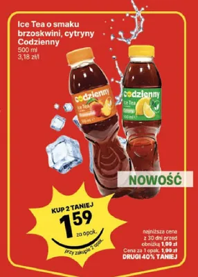 Ice Tea o smaku cytryny Codzienny promocja w Delikatesy Centrum