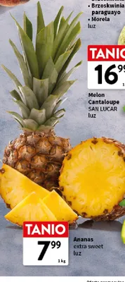 Ananas extra sweet luz promocja w Intermarche