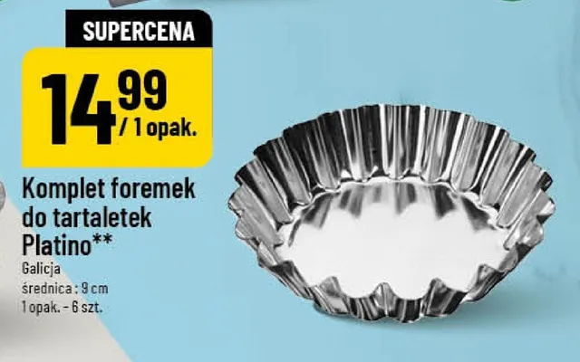 Komplet foremek do tartaletek promocja w POLOmarket