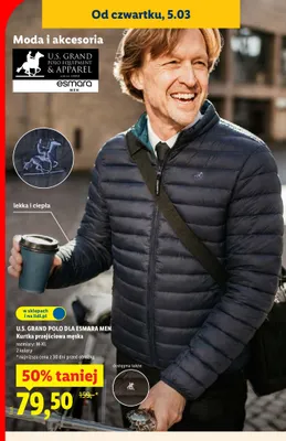 Kurtka przejściowa męska promocja w Lidl