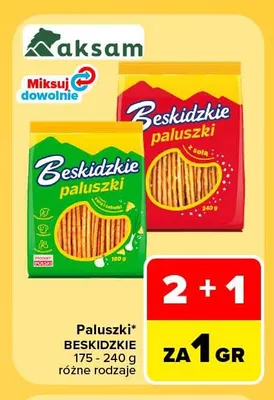 Paluszki Beskidzkie z solą promocja w Carrefour