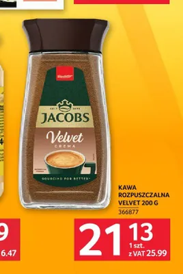 Kawa rozpuszczalna Jacobs Velvet promocja w Selgros