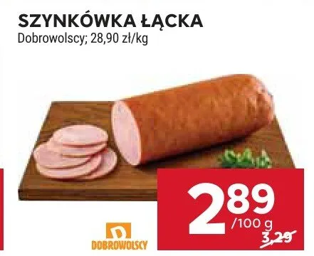Szynkówka łącka Dobrowolscy promocja w Stokrotka