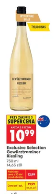 Wino Gewürztraminer Riesling promocja w Biedronka