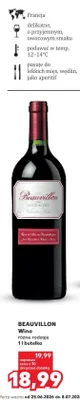 Wino Beauvillon promocja w Kaufland