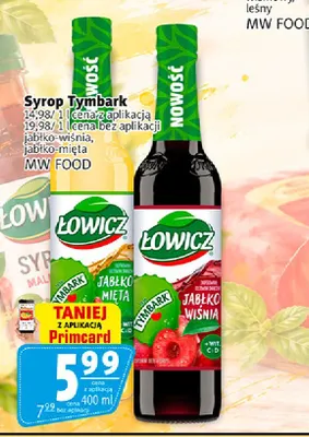 Syrop Tymbark jabłko-mięta promocja w Prim Market