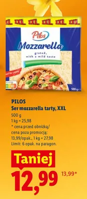 Ser mozzarella tarty XXL promocja w Lidl
