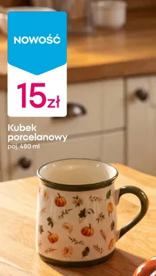 Kubek porcelanowy promocja w Pepco