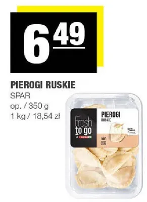 Pierogi ruskie promocja w SPAR