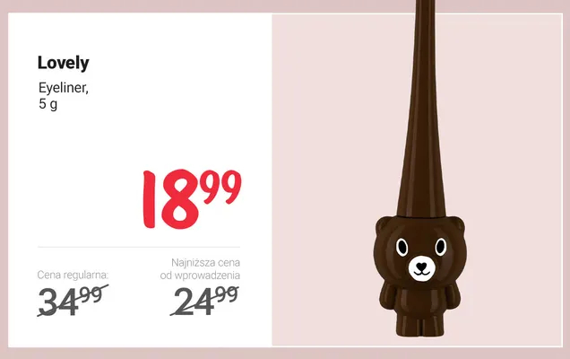 Eyeliner Lovely promocja w Rossmann