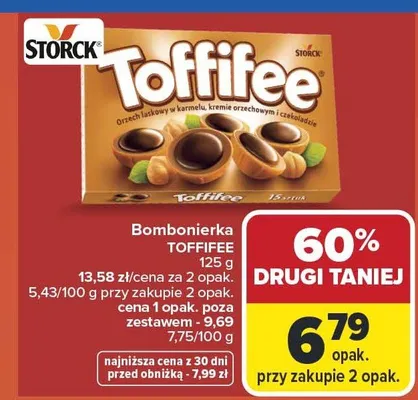Bombonierka Toffifee Storck promocja w Carrefour Market