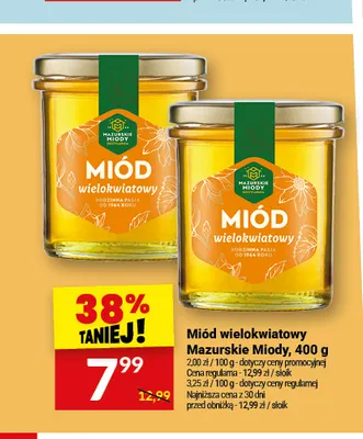 Miód wielokwiatowy Mazurskie Miody promocja w Twój Market