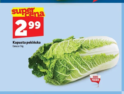 Kapusta pekińska promocja w TOPAZ