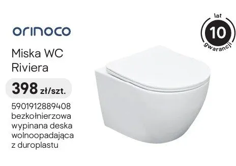 Miska WC Orinoco Riviera promocja w Castorama