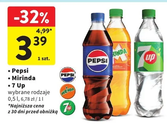 Napój gazowany Pepsi promocja w Intermarche