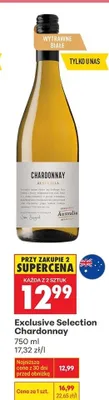 Wino Exclusive Selection Chardonnay promocja w Biedronka