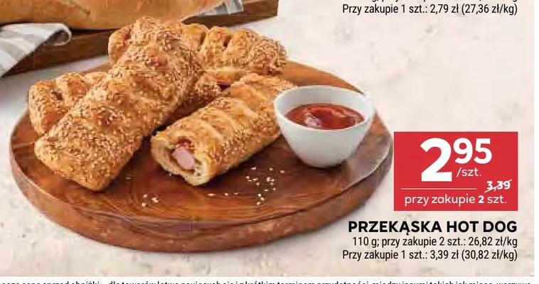 Przekąska hot dog promocja w Stokrotka