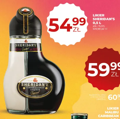 Likier Sheridan's promocja w Duży Ben