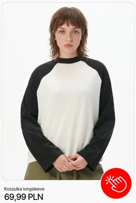 Koszulka longsleeve Cropp promocja w Cropp