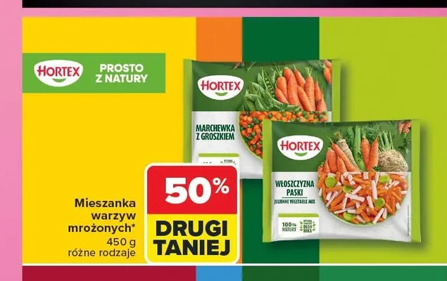 Mieszanka warzyw mrożonych Hortex Włoszczyzna paski promocja w Carrefour
