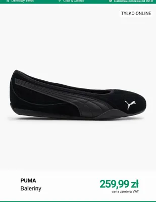 Baleriny Puma promocja w Deichmann