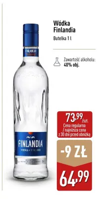 Wódka Finlandia promocja w Aldi